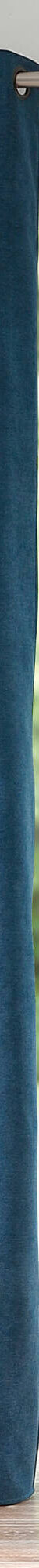 Rideau occultant et isolant finition oeillets (bleu paon) Rideau occultant et isolant finition oeillets (bleu paon)